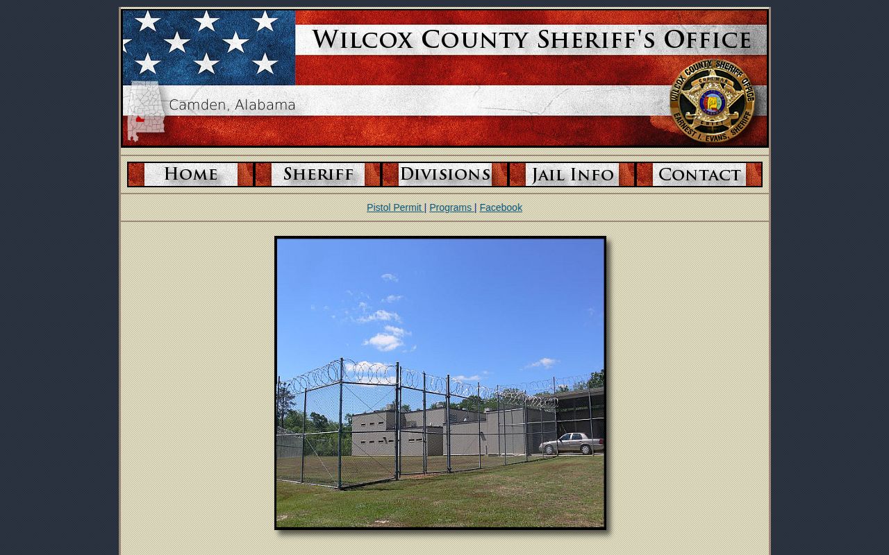 Prince Arnold Detention Center Wilcox County jail information page